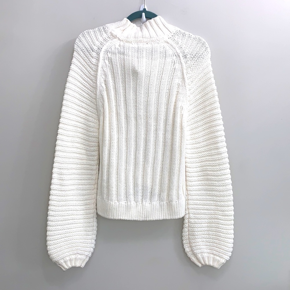 FREE PEOPLE Sweetheart Mock Neck Sweater - Picture 7 of 9